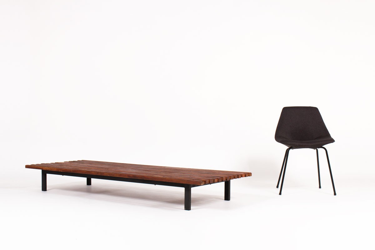 Cansado Bench by Charlotte Perriand for Steph Simon, 1960s