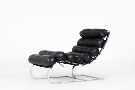Chaise vintage - double confort - en cuir - Savilly 1.0