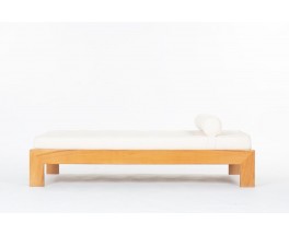 Daybed in elm with beige terry fabric edition Maison Regain 1980