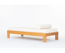 Daybed in elm with beige terry fabric edition Maison Regain 1980