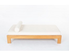 Daybed in elm with beige terry fabric edition Maison Regain 1980