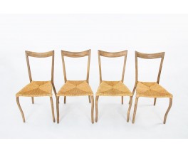 Val Padilla chairs model Manila rope edition Jasper Conran 1970 set of 4