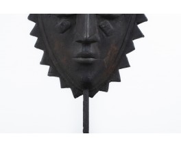 Mask in ceramic African design 1960