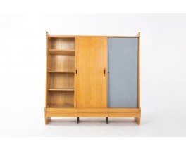 Armoire Gérard Guermonprez en chêne édition Magnani 1950