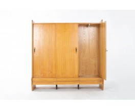 Armoire Gérard Guermonprez en chêne édition Magnani 1950