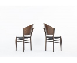 Chaises Philippe Starck modèle Jane Paille édition Aleph 1989 set de 2