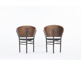Philippe Starck chairs model Jane Paille edition Aleph 1989 set of 2