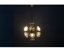 Emil Stejnar pendant light model Snowball edition Rupert Nikoll 1960