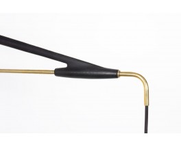 Counterweight wall lamp in metal and brass, Arlus edition 1950