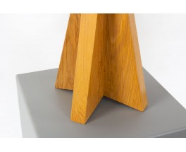 Table lamp model Helios in oak Collection Galerie44