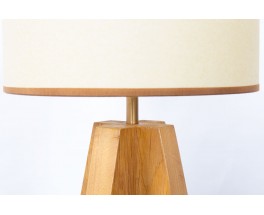 Table lamp model Helios in oak Collection Galerie44