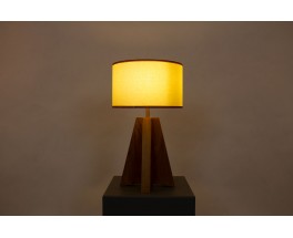 Table lamp model Helios in oak Collection Galerie44