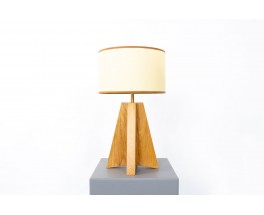 Table lamp model Helios in oak Collection Galerie44