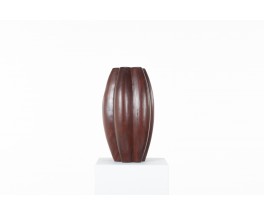 Vase large model in Macassar ebony 1950