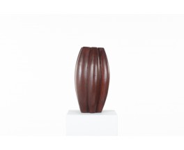 Vase large model in Macassar ebony 1950