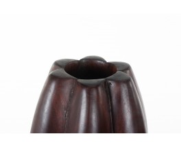 Vase large model in Macassar ebony 1950