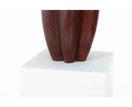 Vase large model in Macassar ebony 1950