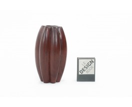 Vase large model in Macassar ebony 1950