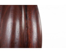 Vase large model in Macassar ebony 1950