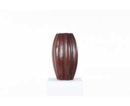 Vase large model in Macassar ebony 1950