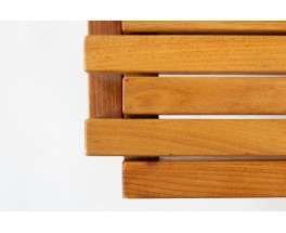 Pierre Chapo bench model L07 in elm 1980