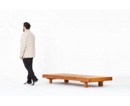 Pierre Chapo bench model L07 in elm 1980