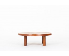 Table basse Pierre Chapo modèle T02 en orme 1963