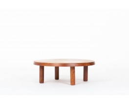 Table basse Pierre Chapo modèle T02 en orme 1963