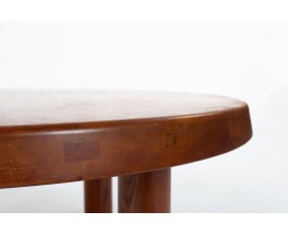 Table basse Pierre Chapo modèle T02 en orme 1963