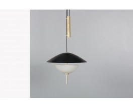 Pierre Disderot pendant light model 3040 with counterweight 1952