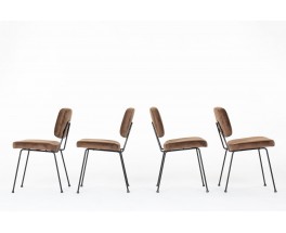 Chaises Pierre Paulin modèle CM196 édition Airborne 1950 set de 4