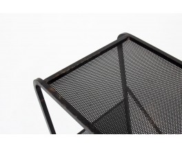 Mathieu Mategot side table in perforated metal 1950