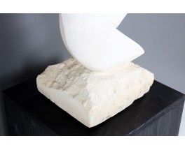 Stone and plaster sculpture on base 1970