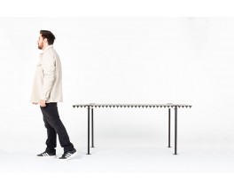 Philippe Starck dining table model Joe Ship edition 3 Suisses 1982