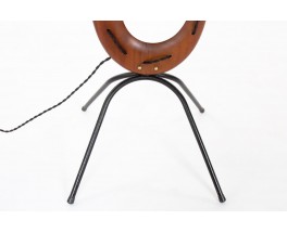 Floor lamp model Giraffe Tablet in teak edition Rispal 1960