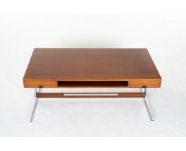 Bureau Florence Knoll en palissandre édition Knoll International 1970