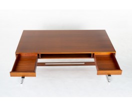 Bureau Florence Knoll en palissandre édition Knoll International 1970