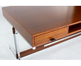 Bureau Florence Knoll en palissandre édition Knoll International 1970