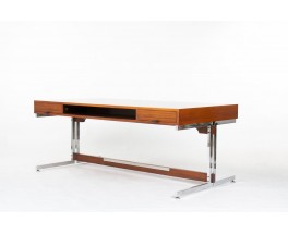 Bureau Florence Knoll en palissandre édition Knoll International 1970