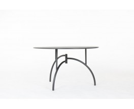 Table de repas ronde Philippe Starck modèle Tippy Jackson édition Aleph 1982