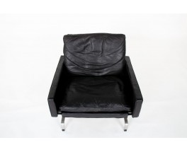 Fauteuil Poul Kjaerholm modèle PK31 en cuir édition E Kold Christensen 1958