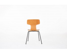 Chaises Arne Jacobsen modèle Hammer 3103 édition Fritz Hansen 1960 set de 6