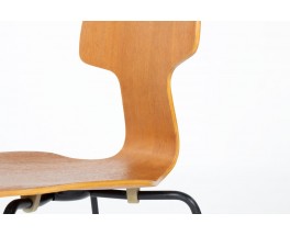 Chaises Arne Jacobsen modèle Hammer 3103 édition Fritz Hansen 1960 set de 6