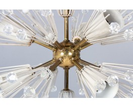 Emil Stejnar pendant light model Snowball edition Rupert Nikoll 1960