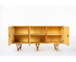 Sideboard in rattan 1950