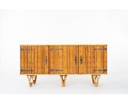 Sideboard in rattan 1950