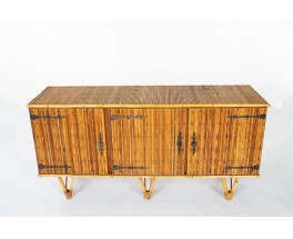 Sideboard in rattan 1950