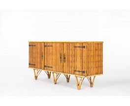 Sideboard in rattan 1950