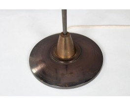 Lampadaire en bronze et laiton 1950