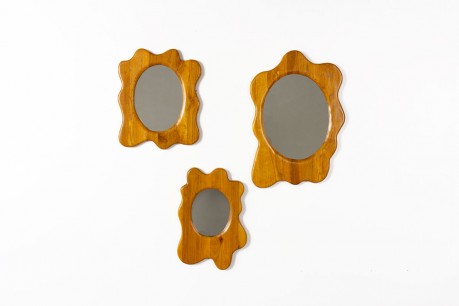 Mirror model Oracle in oak Collection Galerie44